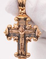 Крест из золота 585 пробы