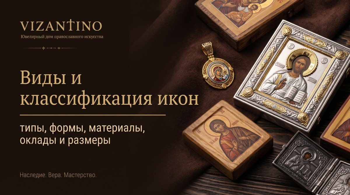 Виды и классификация икон: типы, формы, материалы, оклады и размеры