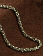 Цепь из лимонного золота 585 пробы