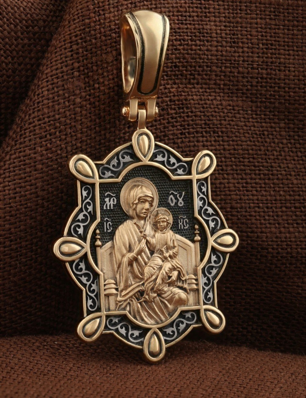 Образок из золота 585 пробы