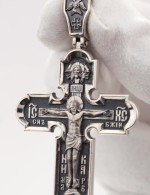 Крест из серебра 925 пробы