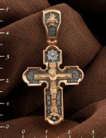 Крест из золота 585 пробы