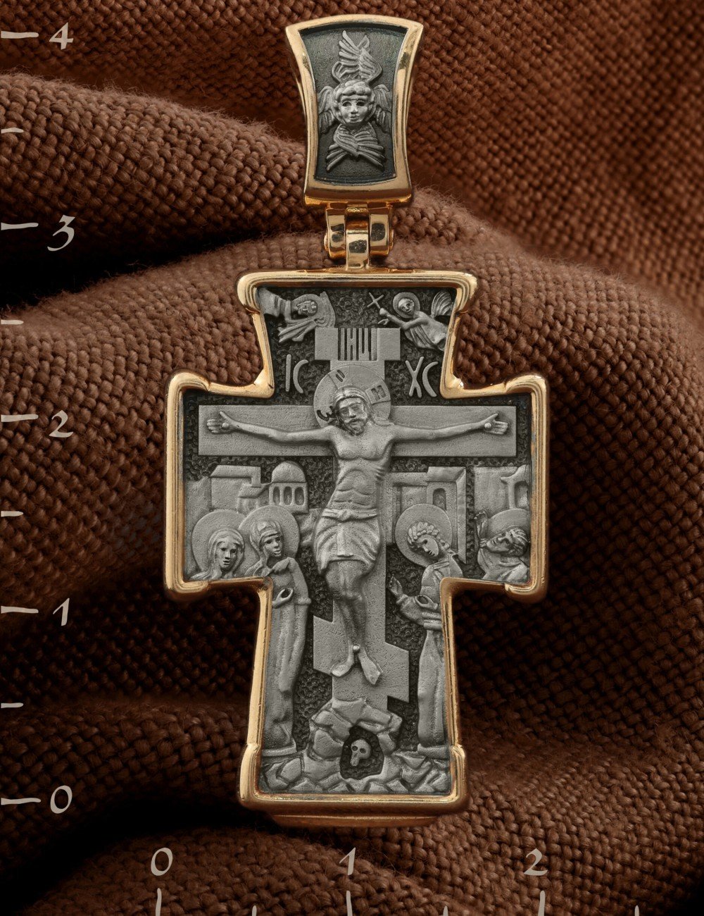 Крест из золота 585 пробы