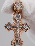 Крест из золота 585 пробы