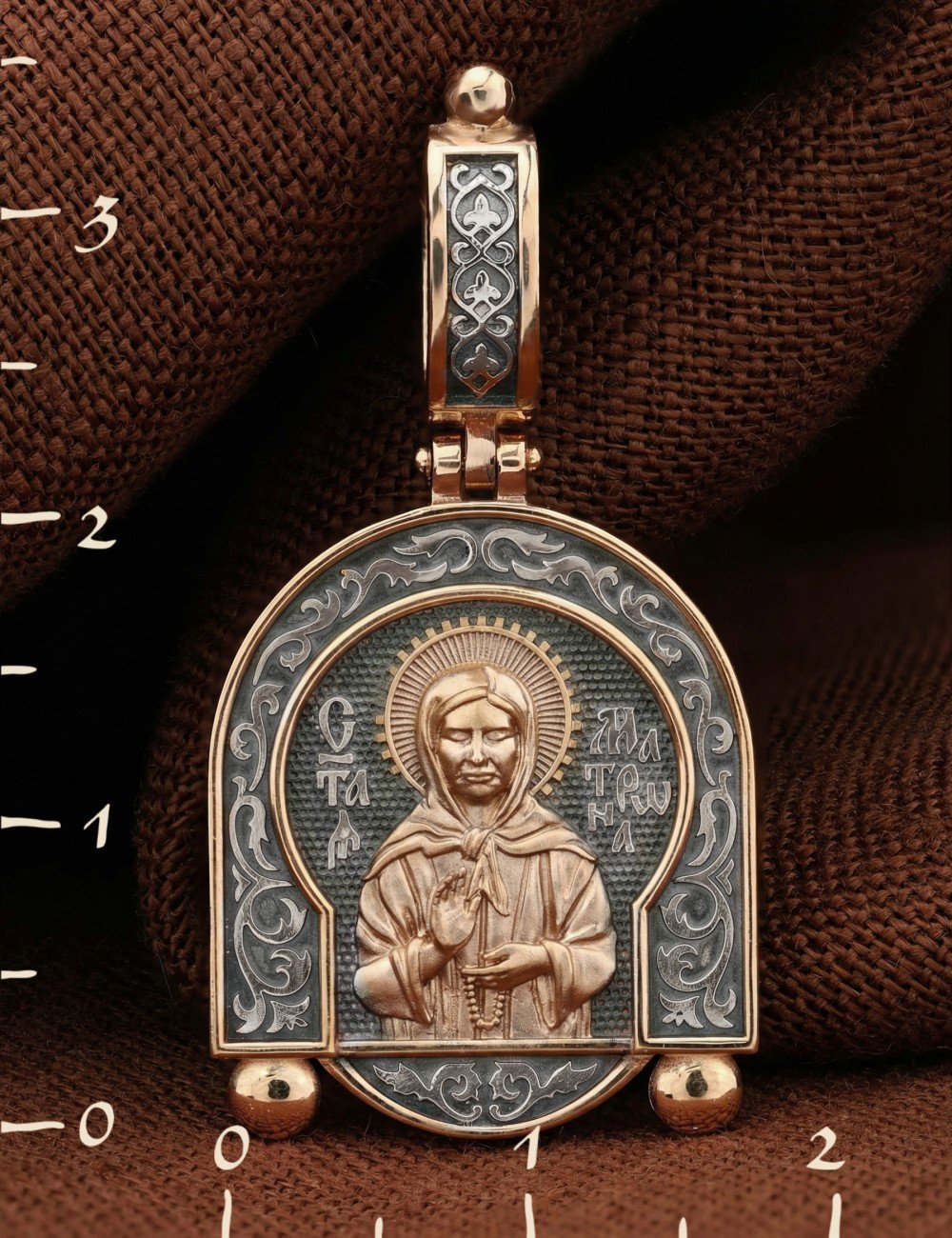Образок из золота 585 пробы