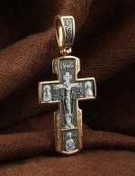 Крест из золота 585 пробы