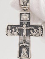Крест из серебра 925 пробы