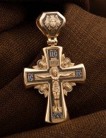 Крест из золота 585 пробы