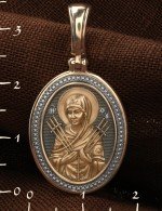 Образок из золота 585 пробы