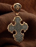 Крест из золота 585 пробы