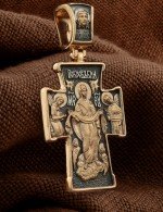 Крест из золота 585 пробы