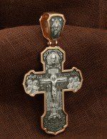 Крест из золота 585 пробы