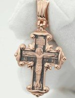 Крест из золота 585 пробы