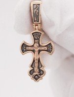 Крест из золота 585 пробы