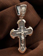 Крест из серебра 925 пробы