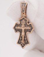 Крест из золота 585 пробы