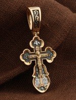 Крест из золота 585 пробы