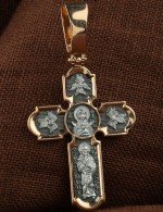 Крест из золота 585 пробы
