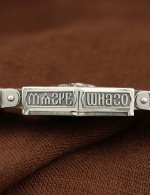 Браслет кожаный с серебром 925 пробы и ониксом