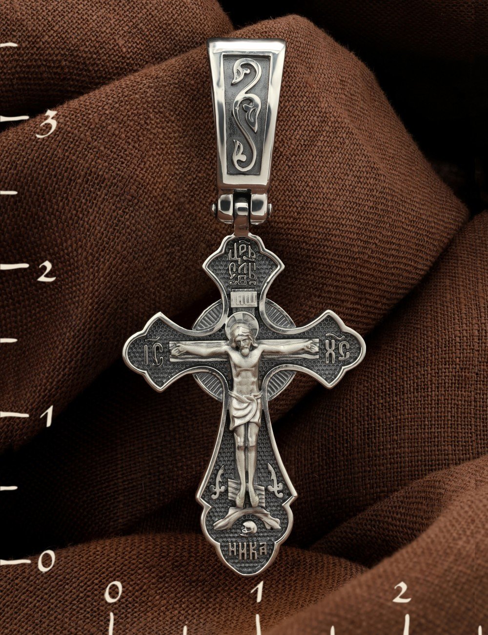 Крест из серебра 925 пробы