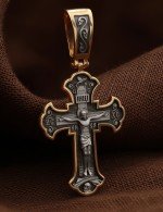 Крест из золота 585 пробы