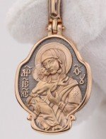 Образок из золота 585 пробы