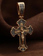 Крест из золота 585 пробы