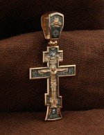 Крест из золота 585 пробы