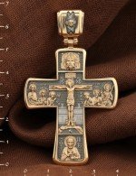 Крест из золота 585 пробы