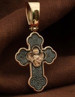 Крест из золота 585 пробы