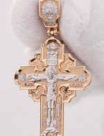 Крест из золота 585 пробы