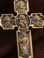 Крест из золота 585 пробы