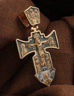 Крест из золота 585 пробы
