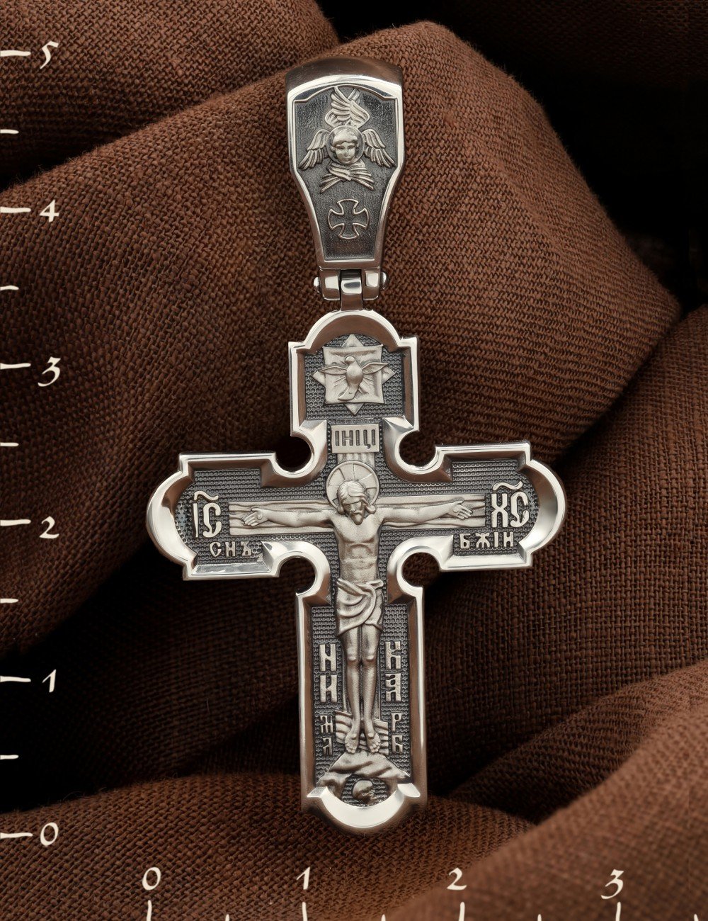 Крест из серебра 925 пробы