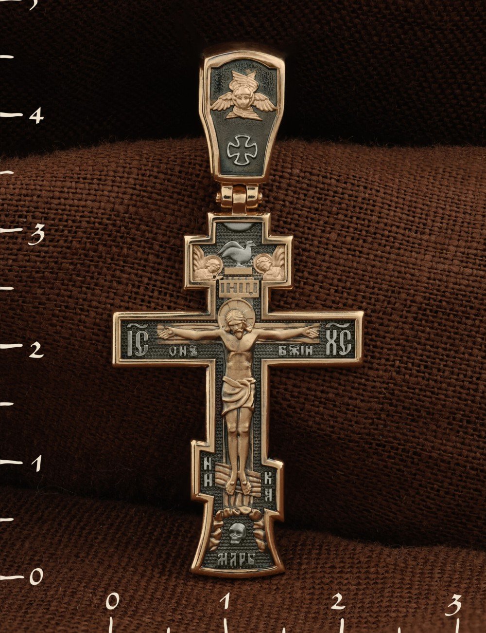 Крест из золота 585 пробы