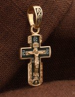 Крест из золота 585 пробы