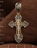Крест из золота 585 пробы