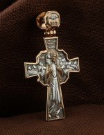 Крест из золота 585 пробы