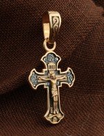 Крест из золота 585 пробы
