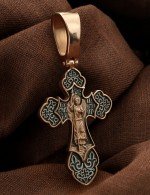 Крест из золота 585 пробы