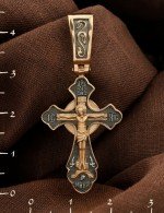 Крест из золота 585 пробы