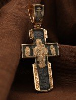Крест из золота 585 пробы