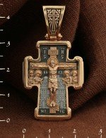 Крест из золота 585 пробы