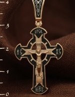Крест из золота 585 пробы