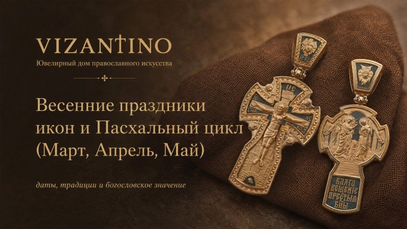 Весенние праздники икон и Пасхальный цикл (Март, Апрель, Май): даты, традиции и богословское значение