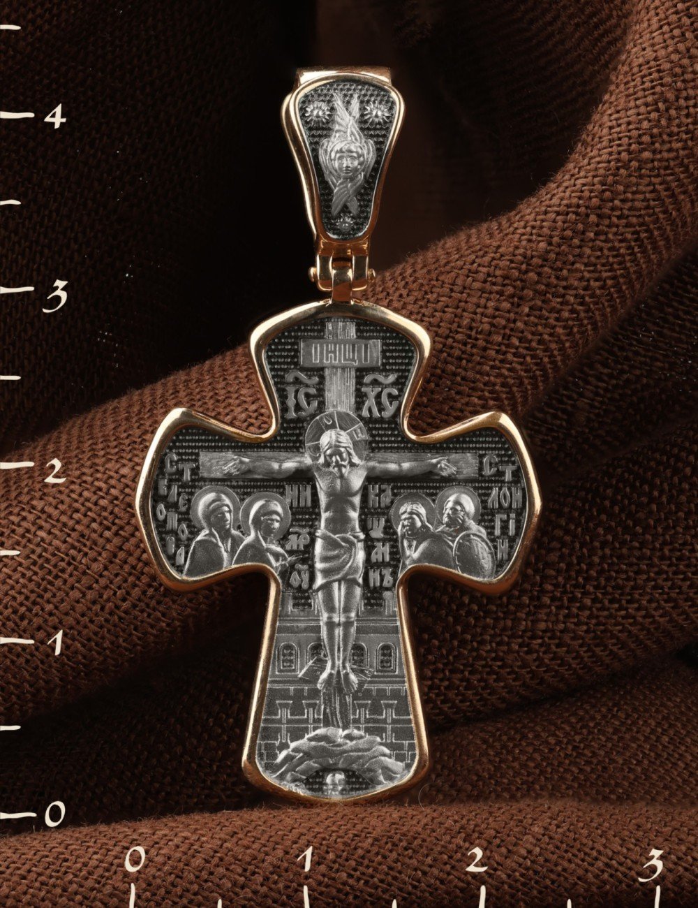Крест из золота 585 пробы