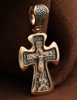 Крест из золота 585 пробы