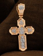 Крест из золота 585 пробы