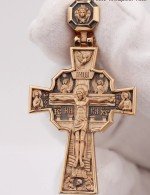 Крест из золота 585 пробы