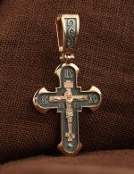 Крест из золота 585 пробы